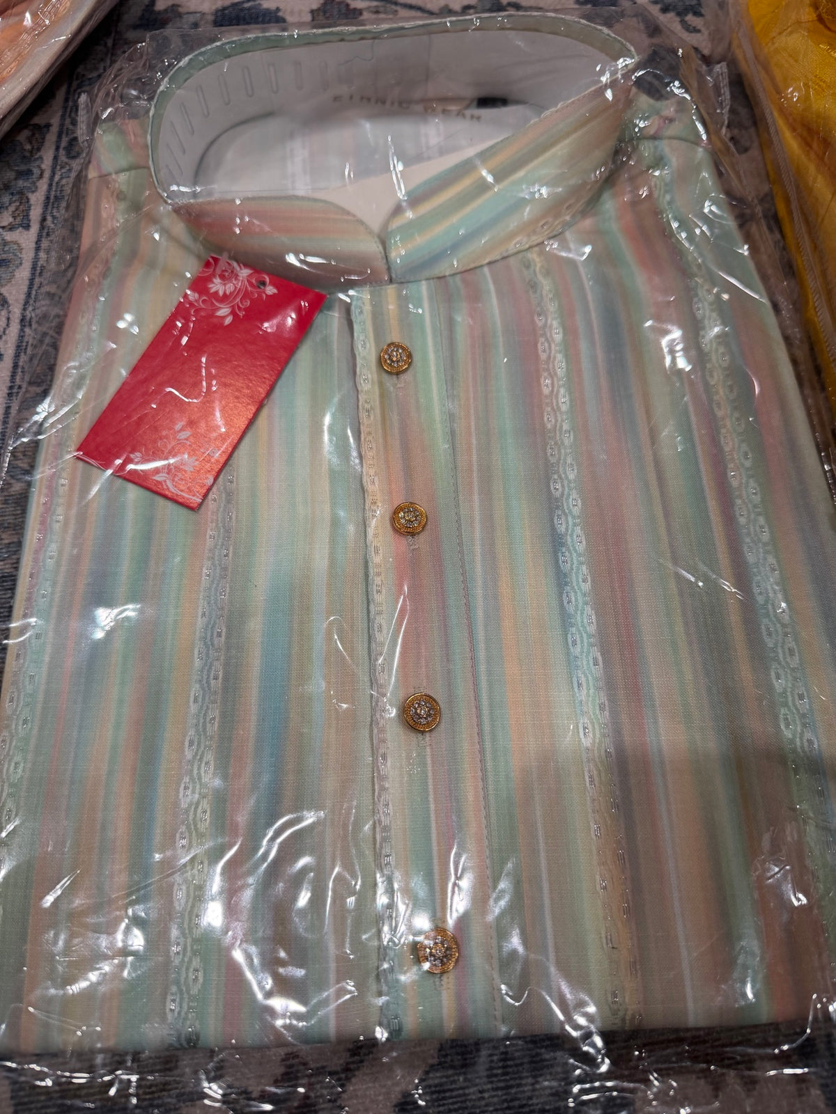 Pastel Multicolor Striped Kurta