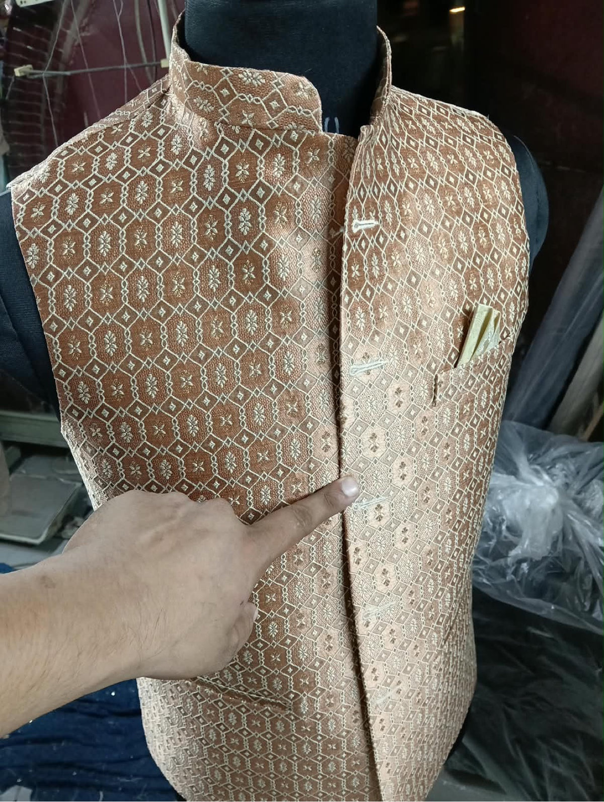 Designer Embroidered Nehru Jacket