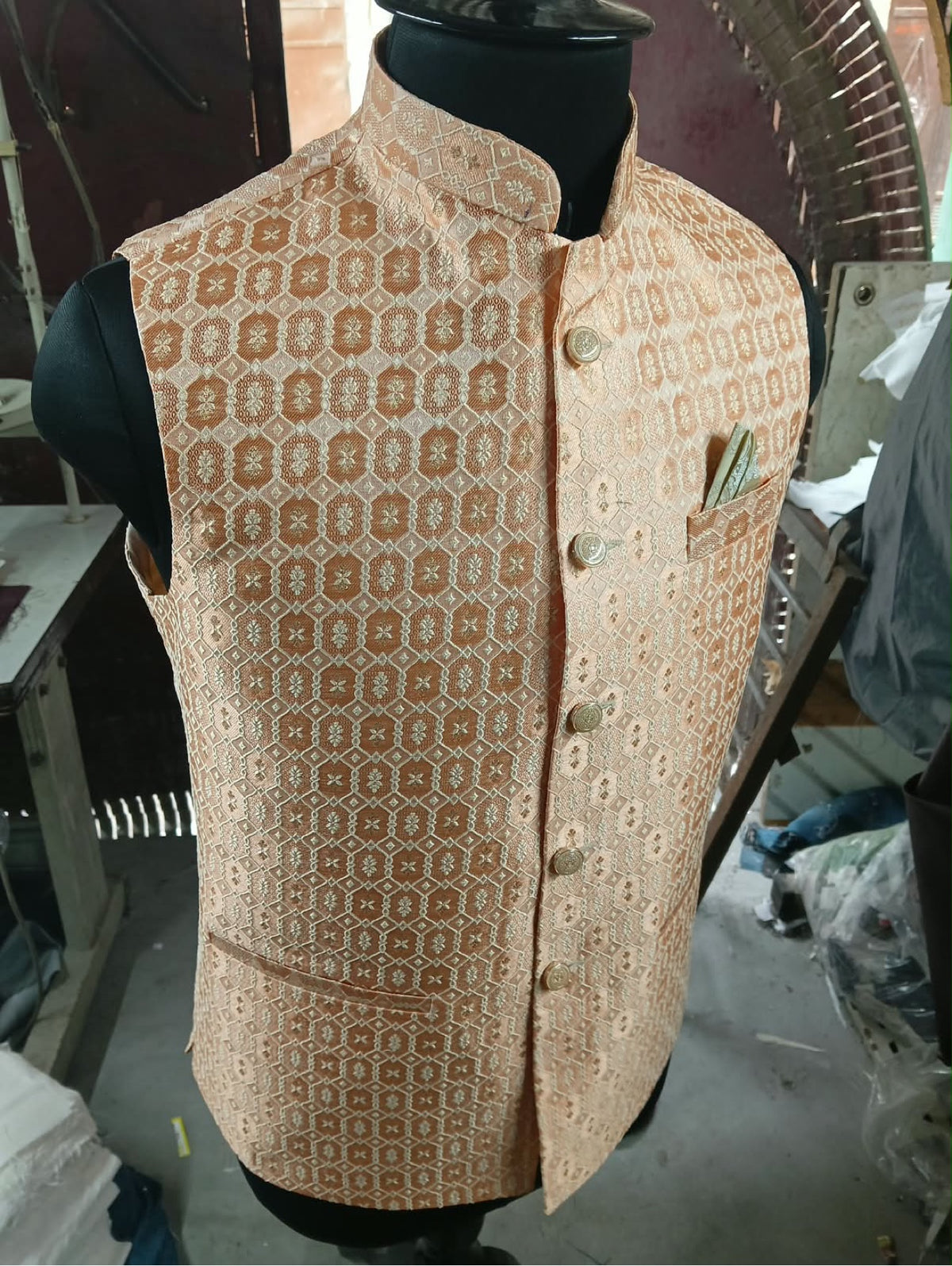 Designer Embroidered Nehru Jacket