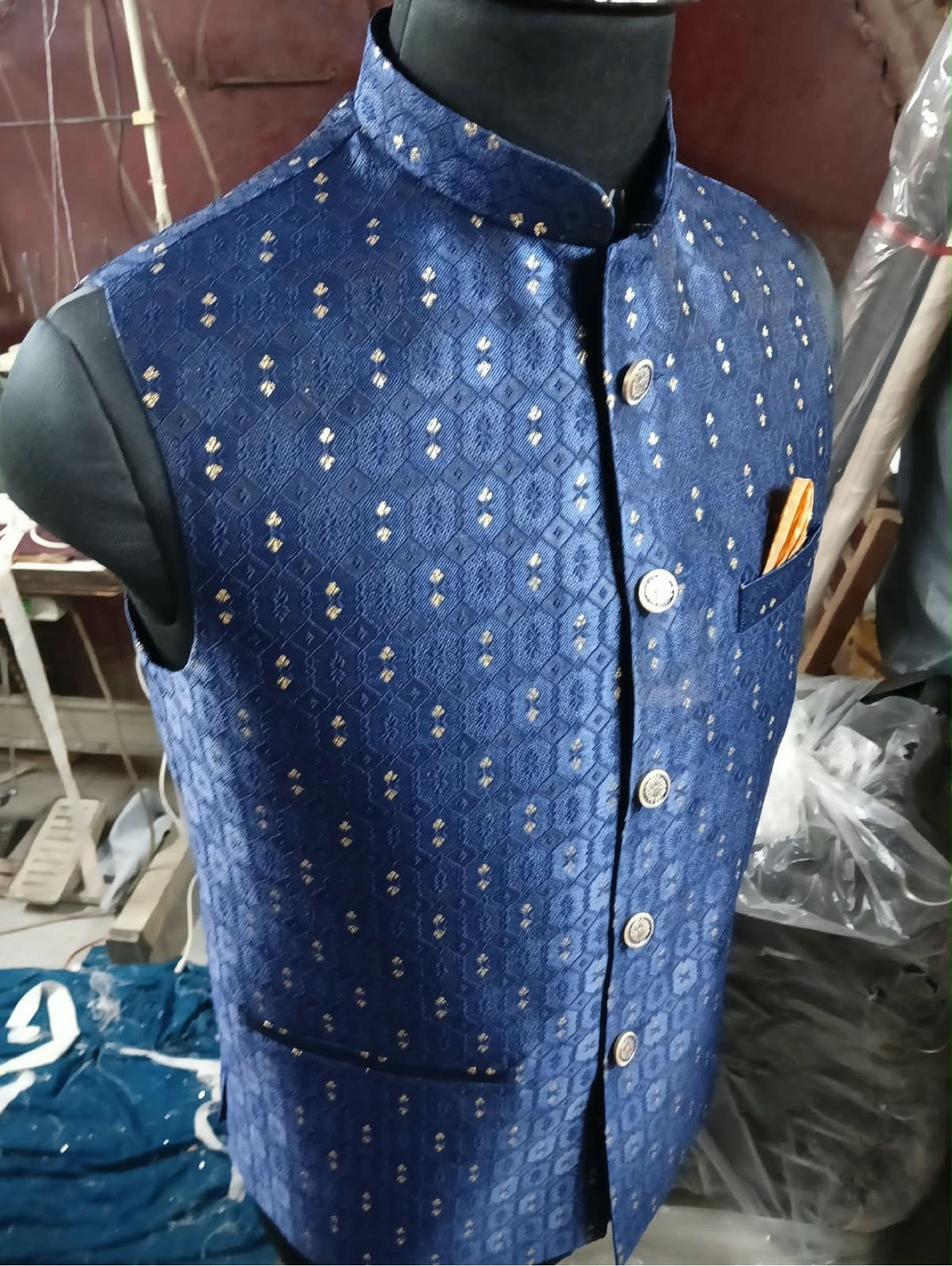 Designer Embroidered Nehru Jacket