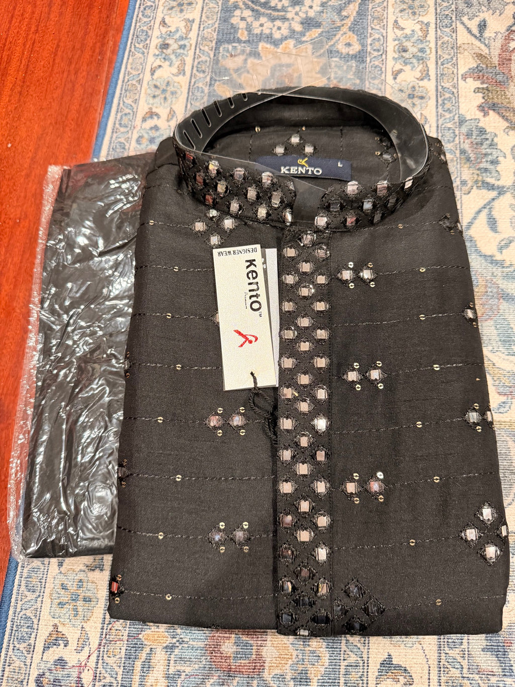 Kento Mirror Work Kurta Set – Size L