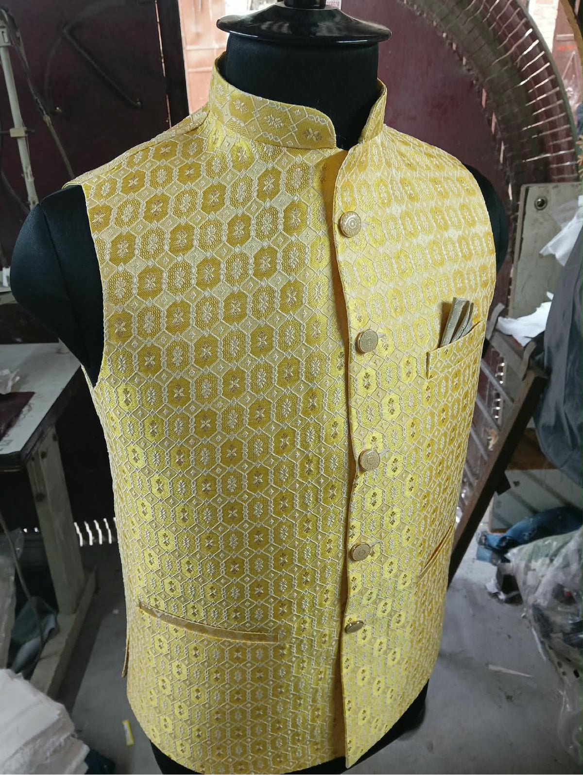 Designer Embroidered Nehru Jacket