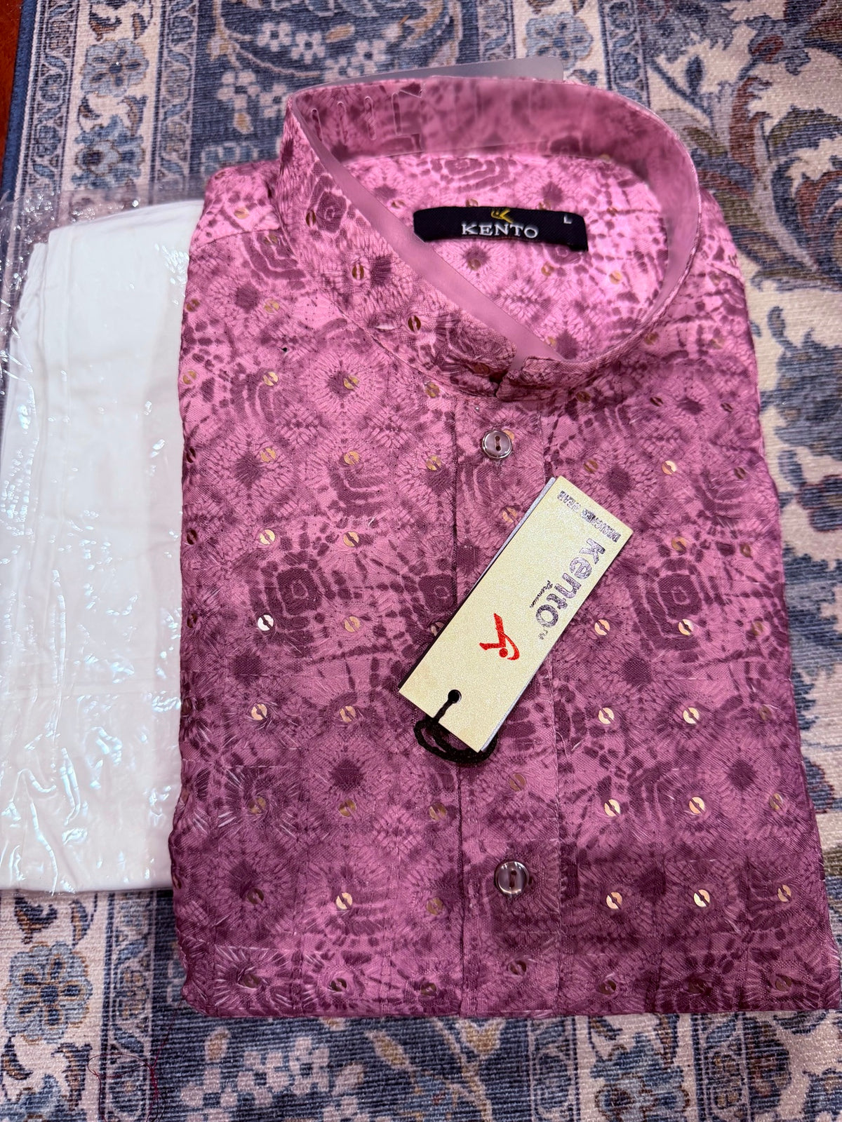 Kento Mirror Work Kurta Set – Size L